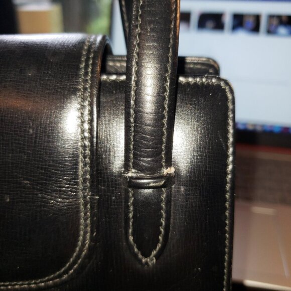 RARE Vintage 60's Gucci Kelly Handbag w/Lapis Lazuli Beads - Picture 16 of 16